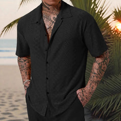Elite Weave Jacquard Short Sleeve Shirt