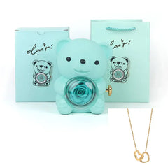 Double Heart Necklace with Gift Box